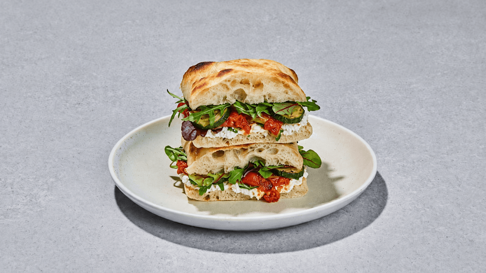 Whipped Lemon Ricotta Sandwich